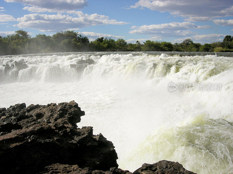 Sioma Falls，赞比亚，非洲